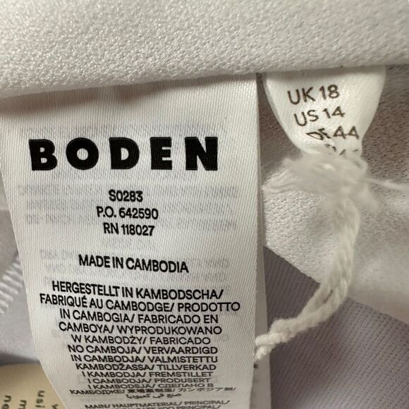 Boden Size 14 Multi Ikat Boden Cap Sleeve Tie Swimsuit NEW - Picture 5 of 9